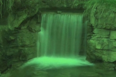 Time Ghosted Garden Waterfall with Green Tint Loop