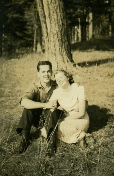 Charles & Glenice while dating