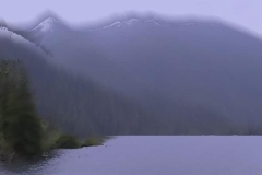 Crescent Lake Orgnically Blurred Loop