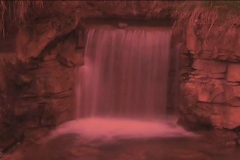 Time Ghosted Garden Waterfall with Red Tint Loop
