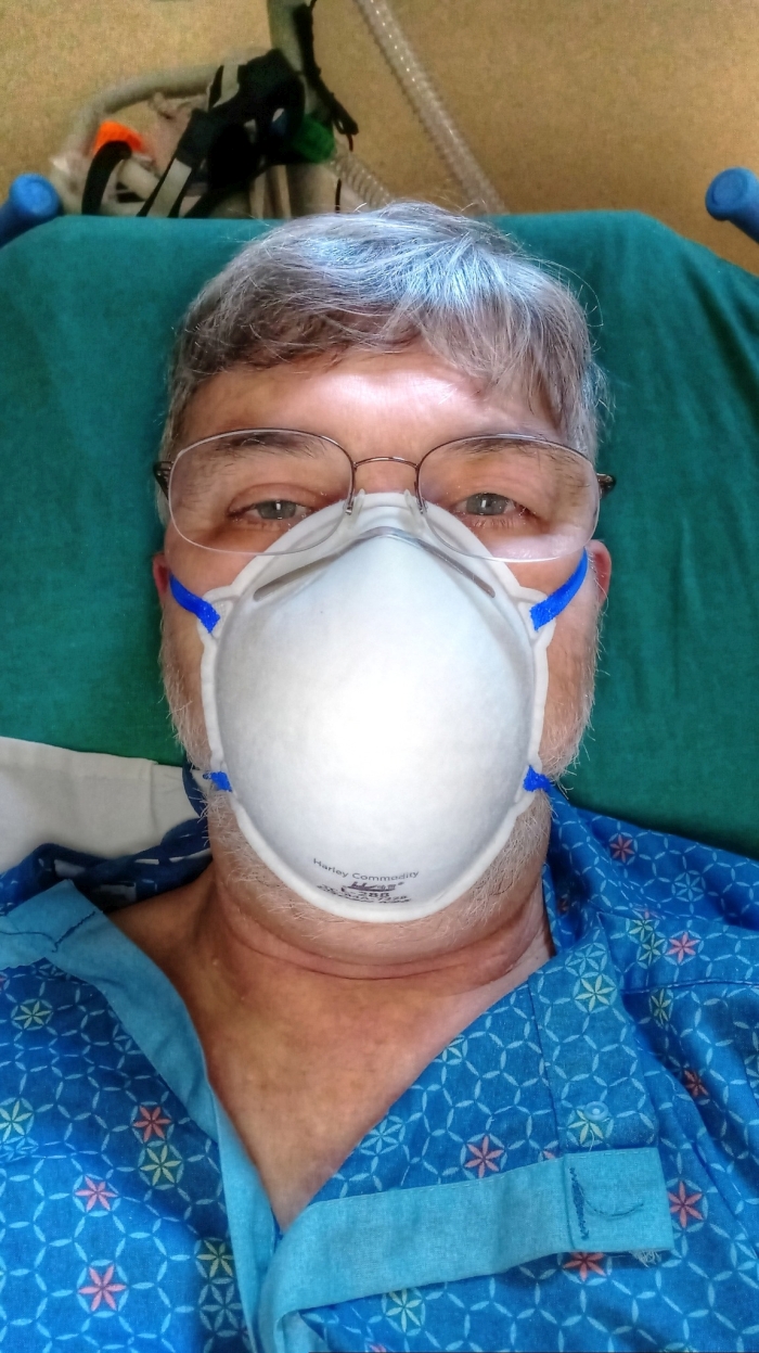 Grant in the hospital