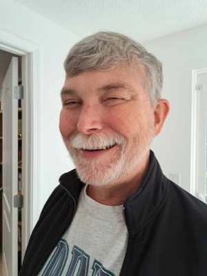 Grant sporting his new hearing aids