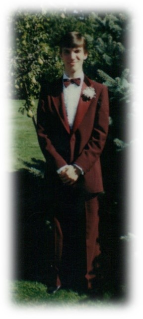 Grant in a tuxedo at 112 pounds