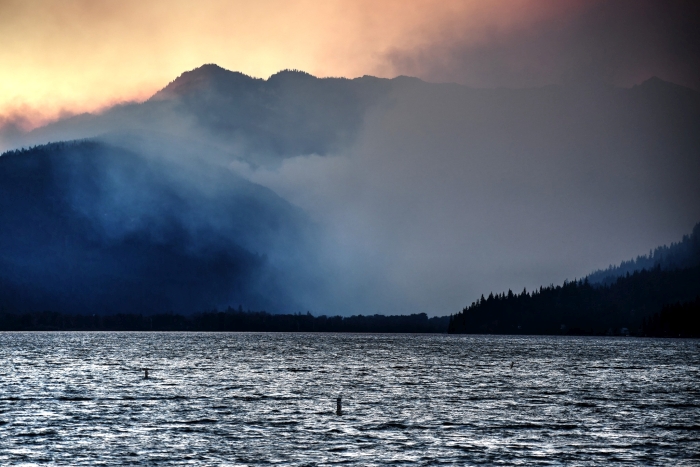 Lake Wenatchee at dusk