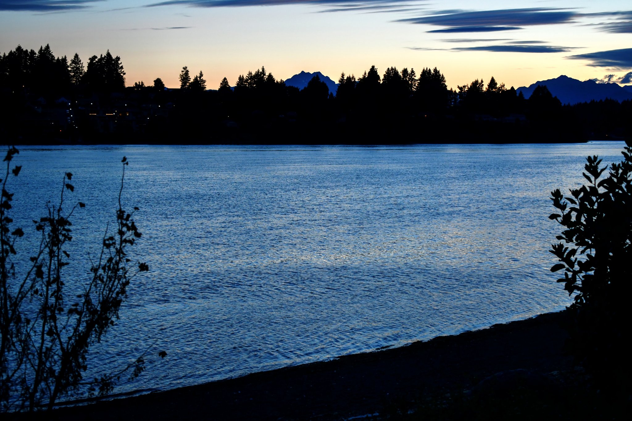Port Washington Narrows at dusk