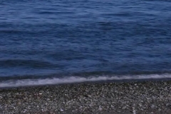 Waves Lapping on Beach Blue 02