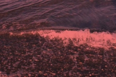 Waves Lapping on Beach Red 03